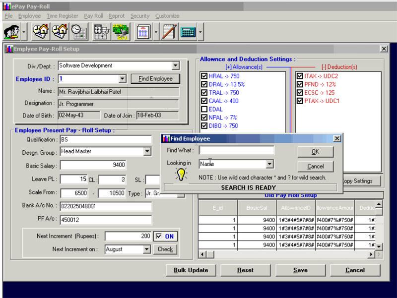 time attendance software in vb6
