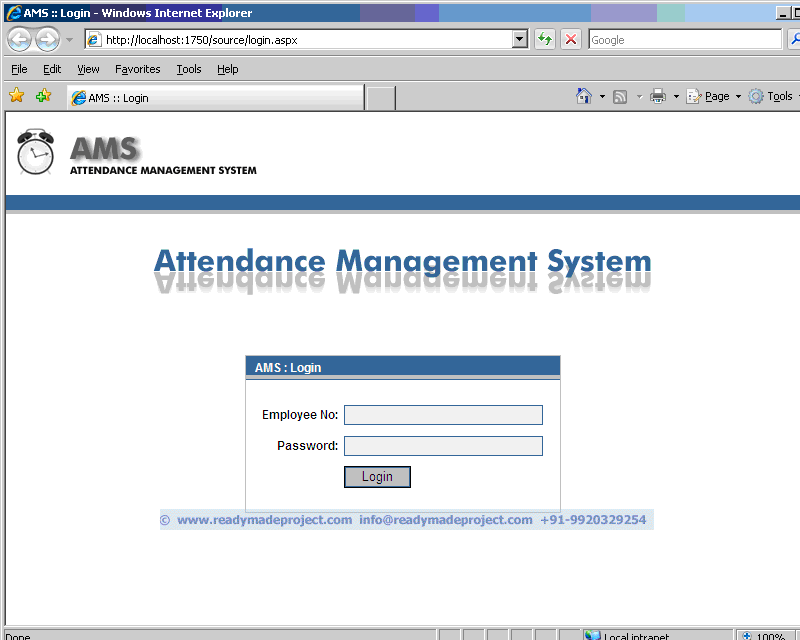 Att 2007 Attendance Management Software