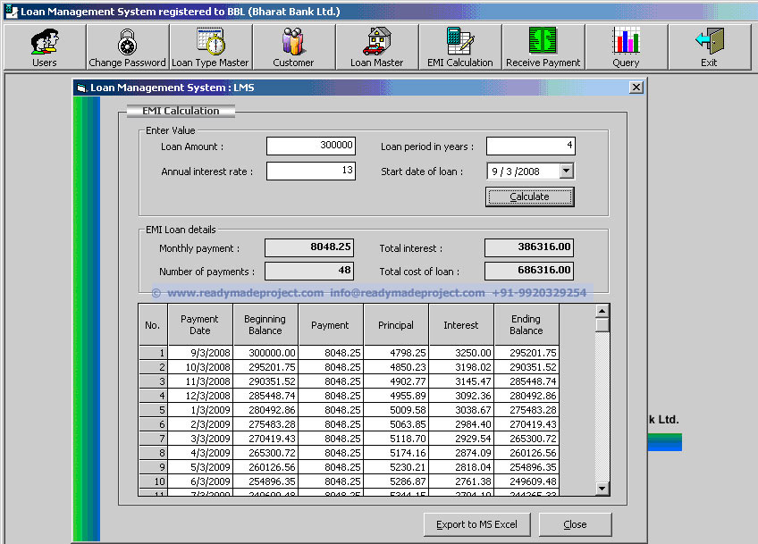 credit management database